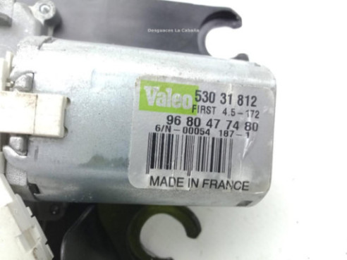 9680477480 MOTOR LIMPIAPARABRISAS TRA CITROEN C4 II (B7) |Desguaces La Cabaña