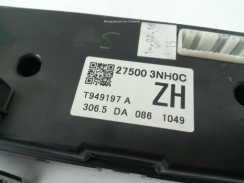275003NH0C MANDO CLIMA NISSAN LEAF (ZE0) |Desguaces La Cabaña