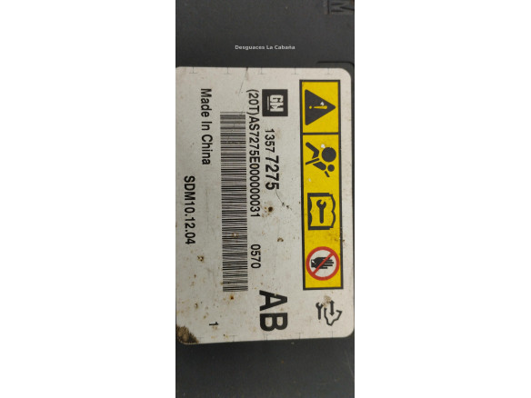 13577275 CENTRALITA AIRBAG OPEL MERIVA B Limusina (S10) |Desguaces La Cabaña