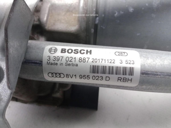 8V1955023D MOTOR LIMPIAPARABRISAS DEL AUDI A3 Sportback (8VA, 8VF) |Desguaces La Cabaña