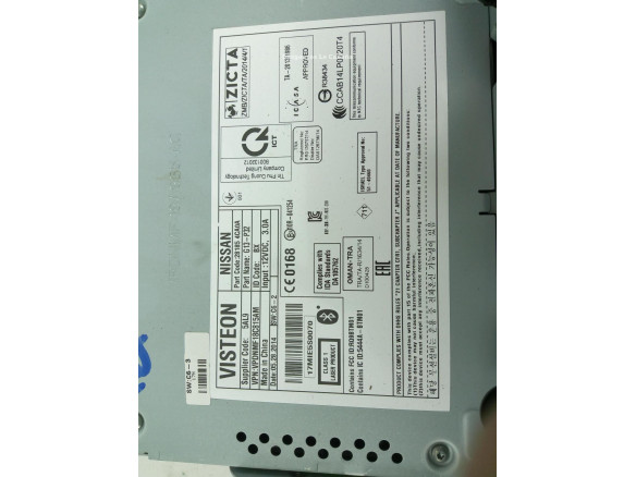 281854CA0A MODULO RADIO NISSAN QASHQAI II Todo terreno, cerrada (J11, J11_) |Desguaces La Cabaña