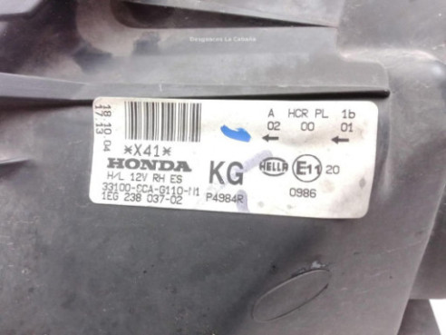 33100SCA FARO DERECHO HONDA CR-V II (RD_) |Desguaces La Cabaña