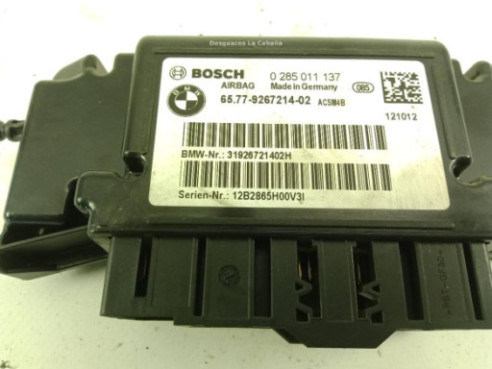 9267214 MODULO ELECTRONICO 14 BMW 3 (F30, F80) |Desguaces La Cabaña
