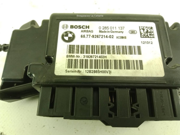9267214 MODULO ELECTRONICO 14 BMW 3 (F30, F80) |Desguaces La Cabaña