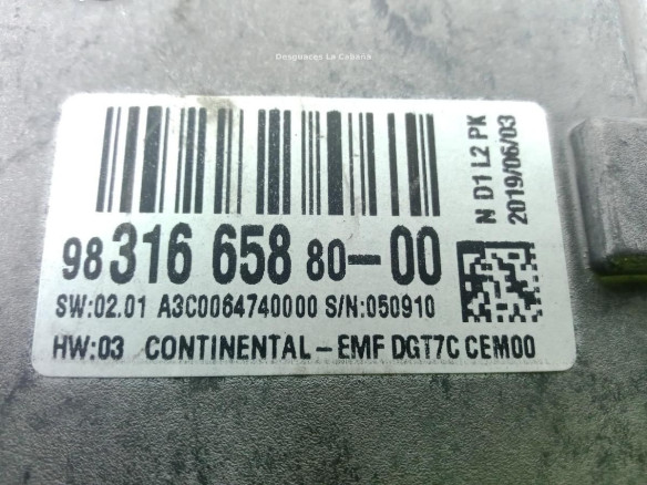 9831665880 PANTALLA MULTIMEDIA CITROEN SPACETOURER |Desguaces La Cabaña