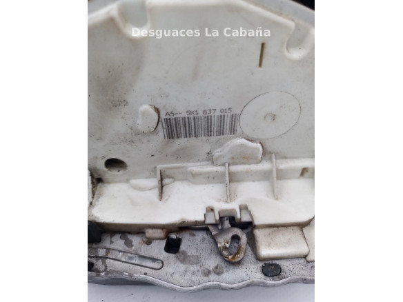 CERRADURA PUERTA LAT DEL IZQ VW GOLF VI (5K1) |Desguaces La Cabaña