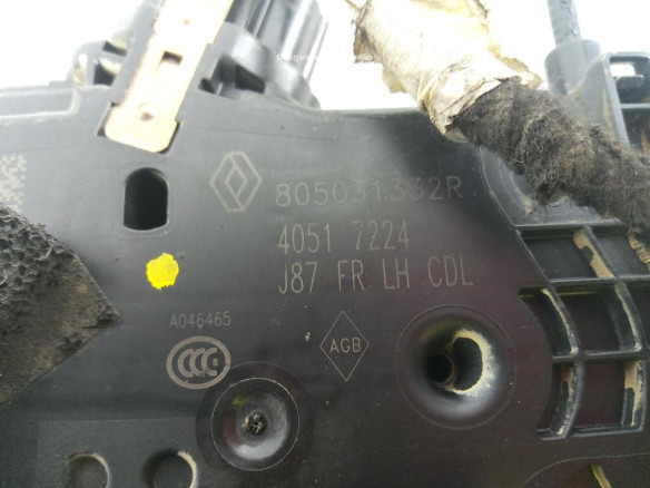 805031332R CERRADURA PUERTA LAT DEL IZQ RENAULT CAPTUR (J5_, H5_) |Desguaces La Cabaña