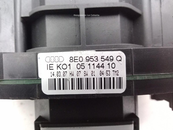 8E0953549Q, MANDO COMPLETO AUDI A4 (8EC, B7) |Desguaces La Cabaña