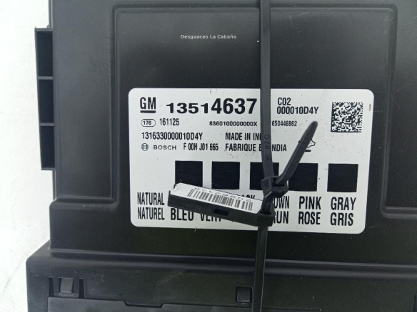 13514637 CENTRALITA MULTIFUNCION OPEL ASTRA K (B16) |Desguaces La Cabaña
