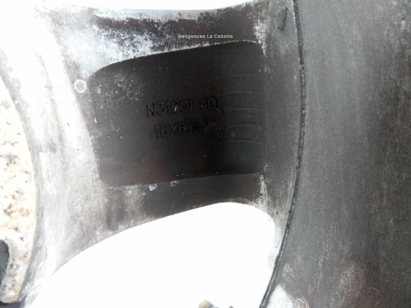 JD010, LLANTA ALUMINIO 1 NISSAN QASHQAI / QASHQAI +2 I (J10, JJ10) |Desguaces La Cabaña