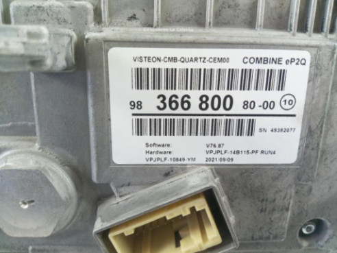 9836680080 CUADRO INSTRUMENTOS PEUGEOT 208 II (UB_, UP_, UW_) |Desguaces La Cabaña