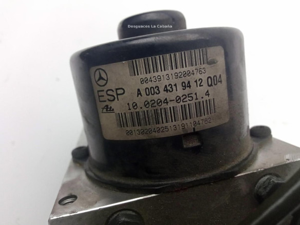 A0034319412 GRUPO ABS MERCEDES BENZ CLASE C T-Model (S203) |Desguaces La Cabaña