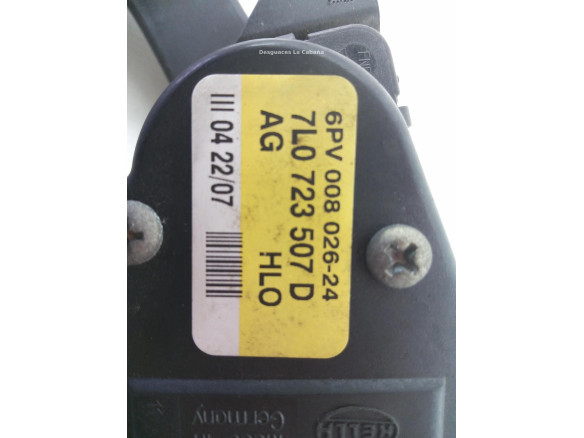 7L0723507D POTENCIOMETRO ACELERADOR AUDI Q7 (4LB) |Desguaces La Cabaña