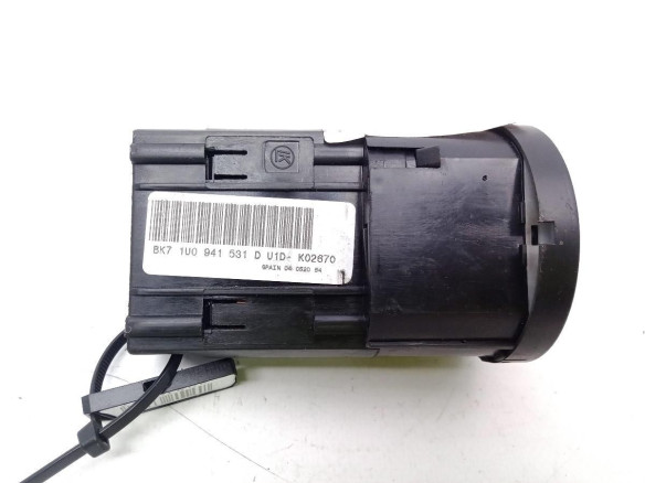 1U0941531D, CONMUTADOR LUCES SKODA SUPERB I (3U4) |Desguaces La Cabaña