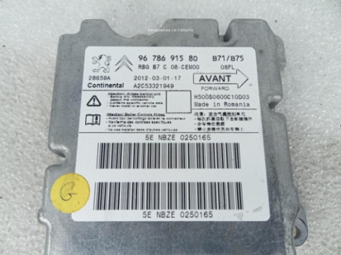 KIT AIRBAGS + SALPICADERO + CINTURONES + CENTRALITA CITROEN C4 II (B7) |Desguaces La Cabaña