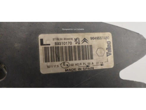 9649557480 FARO IZQUIERDO CITROEN XSARA PICASSO (N68) |Desguaces La Cabaña
