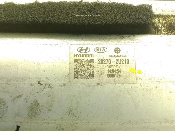 282702U210 INTERCOOLER KIA OPTIMA Sportswagon (JF) |Desguaces La Cabaña