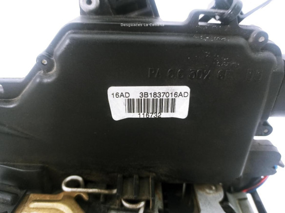 CERRADURA PUERTA LAT DEL DER SEAT TOLEDO II (1M2) |Desguaces La Cabaña