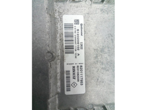8201117953 CENTRALITA MOTOR DACIA SANDERO |Desguaces La Cabaña