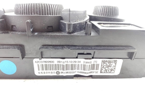 96738322XT MANDO CLIMA PEUGEOT 3008 Limusina (0U_) |Desguaces La Cabaña