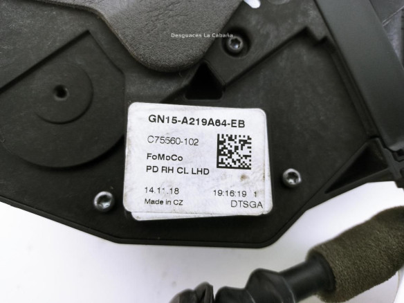 GN15A219A64EB CERRADURA PUERTA LAT DEL DER FORD ECOSPORT |Desguaces La Cabaña