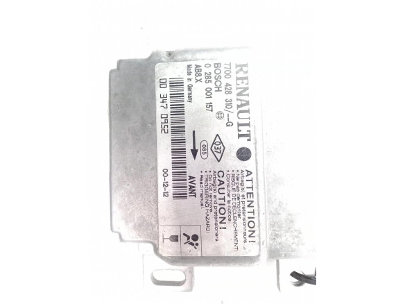 7700428310G, CENTRALITA AIRBAG RENAULT CLIO II (BB_, CB_) |Desguaces La Cabaña