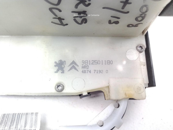 9812501180 CERRADURA PUERTA LAT TRA DER PEUGEOT 2008 |Desguaces La Cabaña