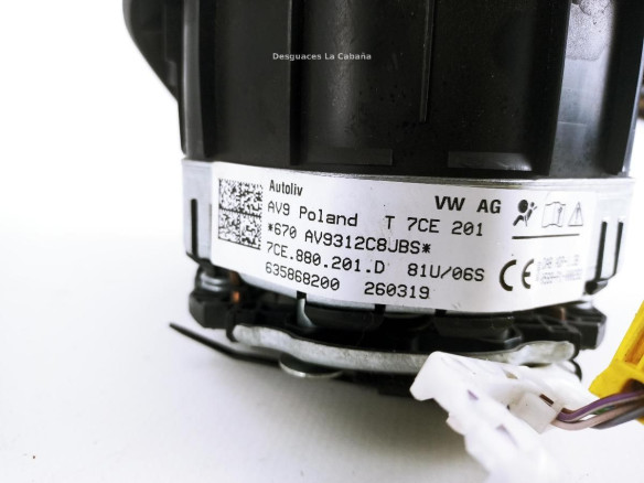 null KIT AIRBAGS + SALPICADERO + CINTURONES + CENTRALITA MAN TGE Furgon |Desguaces La Cabaña