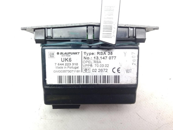 13147077 MANDO RADIO OPEL ASTRA H (A04) |Desguaces La Cabaña