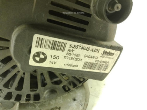 8574045 ALTERNADOR TOYOTA AVENSIS Ranchera familiar (_T27_) |Desguaces La Cabaña