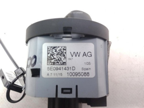 5E0941431D, CONMUTADOR LUCES SKODA OCTAVIA III (5E3, NL3, NR3) |Desguaces La Cabaña