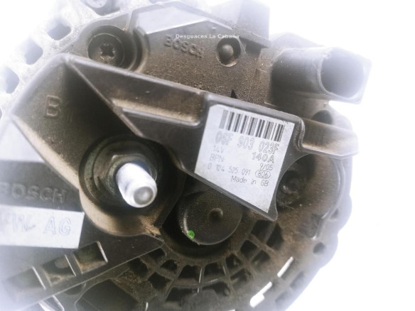 06F903023F ALTERNADOR VW PASSAT (3C2) |Desguaces La Cabaña