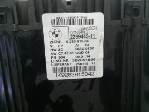 44311382051558 CUADRO INSTRUMENTOS BMW X1 (E84) |Desguaces La Cabaña