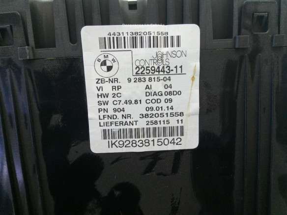 44311382051558 CUADRO INSTRUMENTOS BMW X1 (E84) |Desguaces La Cabaña