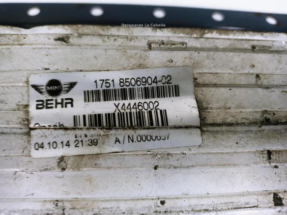 1751850690402 INTERCOOLER MINI MINI COUNTRYMAN (R60) |Desguaces La Cabaña