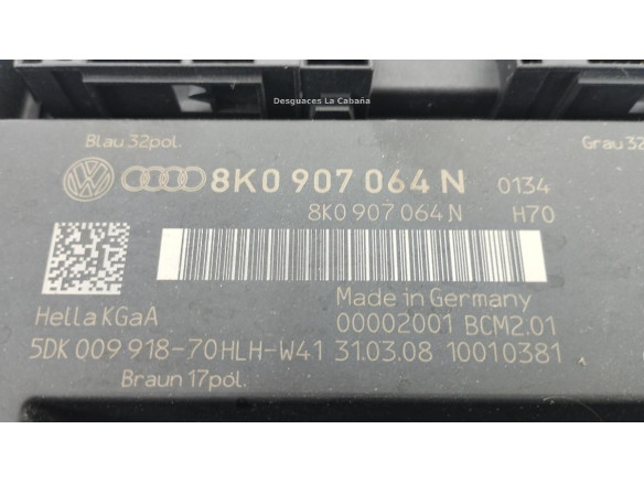 8K0907064N CENTRALITA MULTIFUNCION AUDI A4 Avant (8K5, B8) |Desguaces La Cabaña
