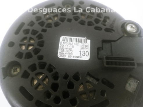 0126312102 ALTERNADOR OPEL ASTRA K (B16) |Desguaces La Cabaña