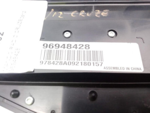 96948428 MANDO RADIO CHEVROLET CRUZE |Desguaces La Cabaña