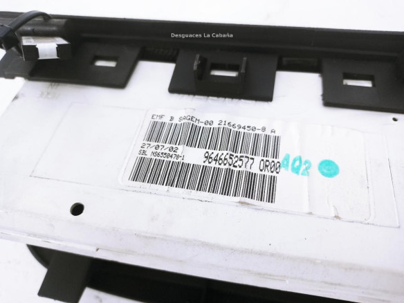 9646652577 DISPLAY PEUGEOT 307 (3A/C) |Desguaces La Cabaña