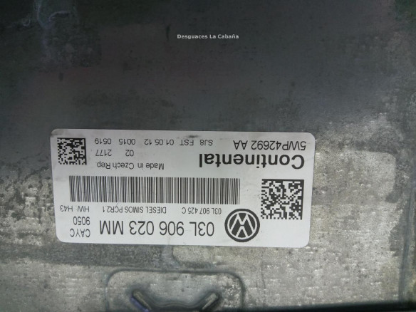 03L906023MM CENTRALITA MOTOR VW GOLF VI (5K1) |Desguaces La Cabaña