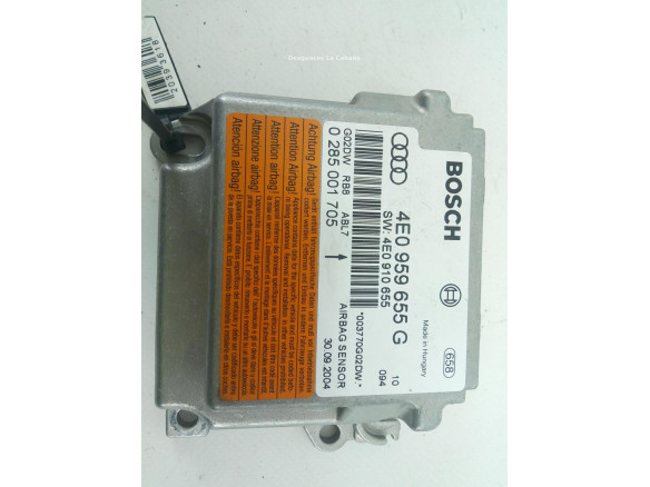  4E0959655G CENTRALITA AIRBAG AUDI A8 (4E2, 4E8) |Desguaces La Cabaña