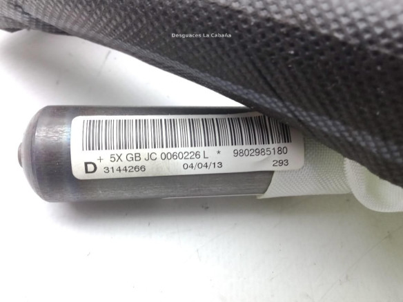 9802985180 AIRBAG CORTINA DER PEUGEOT 508 |Desguaces La Cabaña