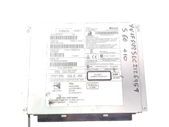 31358279AA MODULO RADIO VOLVO S60 II (134) |Desguaces La Cabaña