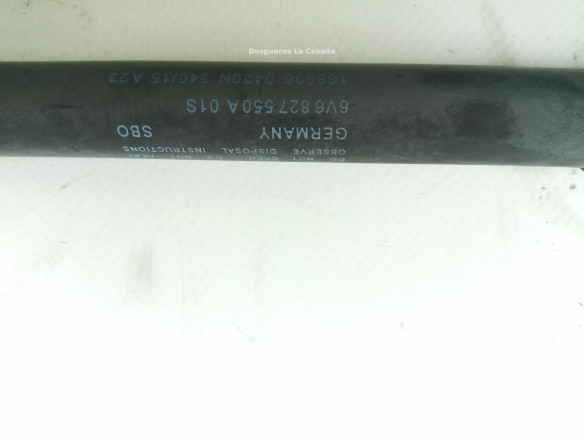 6V6827550A AMORTIGUADOR PORTON / TAPA MALETA SKODA FABIA III (NJ3) |Desguaces La Cabaña