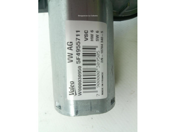 5F4955711 MOTOR LIMPIAPARABRISAS TRA SKODA FABIA III (NJ3) |Desguaces La Cabaña