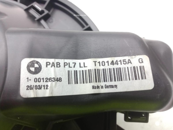 T1014415A MOTOR CALEFACCION BMW 3 (F30, F80) |Desguaces La Cabaña