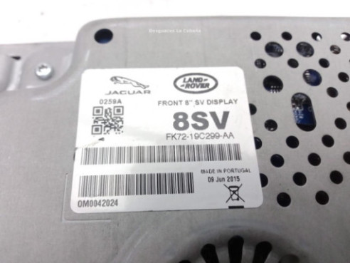 FK7219C299AA PANTALLA MULTIMEDIA JAGUAR XE (X760)|Desguaces La Cabaña