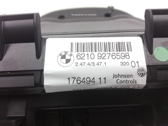 62109276598 CUADRO INSTRUMENTOS BMW 1 (F20)|Desguaces La Cabaña