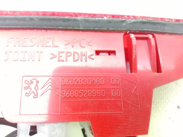 9682830180 TERCERA LUZ DE FRENO CITROEN BERLINGO Furgón (B9)|Desguaces La Cabaña