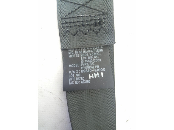 898101J000 CINTURON TRA DER HYUNDAI i20 (PB, PBT)|Desguaces La Cabaña